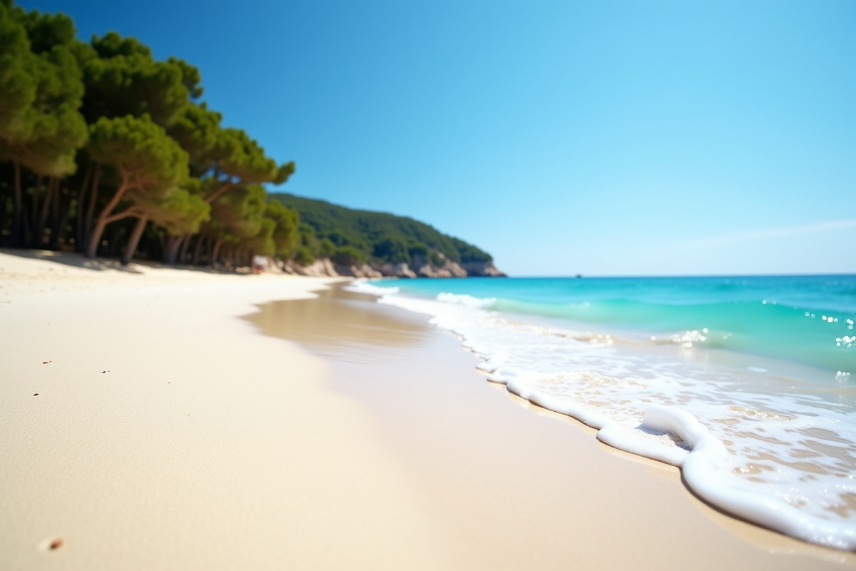 Plage de Palombaggia sable blanc et mer turquoise
